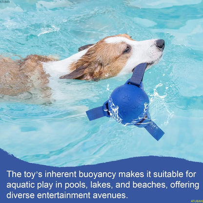 Dog Soccer Ball Toy: Interactive Rubber Water Toy